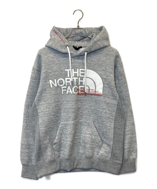 THE NORTH FACE（ザ ノース フェイス）THE NORTH FACE (ザ ノース フェイス) フロントハーフ ドームフーディー グレー サイズ:Lの古着・服飾アイテム