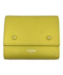 CELINE（セリーヌ）の古着「3つ折り財布」｜イエロー