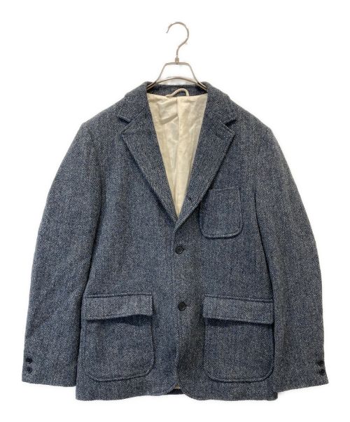 Harris Tweed（ハリスツイード）Harris Tweed (ハリスツイード) URBAN RESEARCH (アーバンリサーチ) ウールジャケット グレー サイズ:Lの古着・服飾アイテム