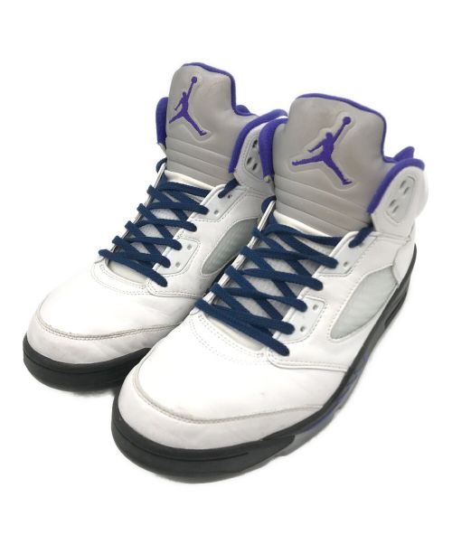 NIKE（ナイキ）NIKE (ナイキ) AIR JORDAN 5 RETRO WHITE/DARK CONCORD-BLACK サイズ:290の古着・服飾アイテム