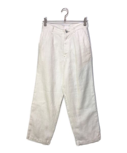 BLURHMS（ブラームス）BLURHMS (ブラームス) Heavy Linen Pants ホワイトの古着・服飾アイテム