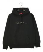 SUPREMEシュプリーム）の古着「Classic Script Hooded Sweatshirt」｜ブラック