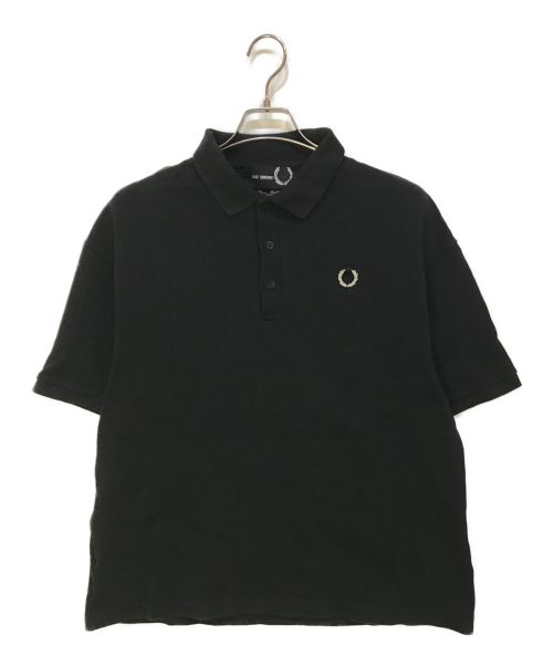 RAF SIMONS（ラフシモンズ）RAF SIMONS (ラフシモンズ) FRED PERRY (フレッドペリー) ポロシャツ ブラック サイズ:Mの古着・服飾アイテム