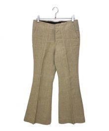 MADISON BLUE（マディソンブルー）の古着「FLARE PANTS LINEN」｜ベージュ