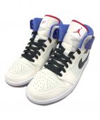 NIKEナイキ）の古着「AIR JORDAN 1 MID SE」｜ホワイト×パープル