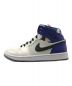 NIKE (ナイキ) AIR JORDAN 1 MID SE ホワイト×パープル サイズ:260：18000円