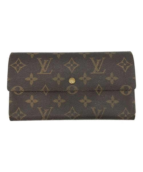 LOUIS VUITTON（ルイ ヴィトン）LOUIS VUITTON (ルイ ヴィトン) ポルトフォイユ・インターナショナル / 長財布 ブラウン サイズ:-の古着・服飾アイテム