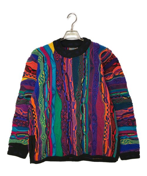 Coogi（クージー）Coogi (クージー) 3Dニット マルチカラー サイズ:Lの古着・服飾アイテム