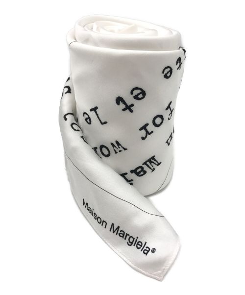 MM6 Maison Margiela（エムエムシックス メゾンマルジェラ）MM6 Maison Margiela (エムエムシックス メゾンマルジェラ) スカーフ ホワイト サイズ:-の古着・服飾アイテム