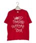 SUPREME（シュプリーム）の古着「world famous ワールドフェイマス tシャツ」｜レッド