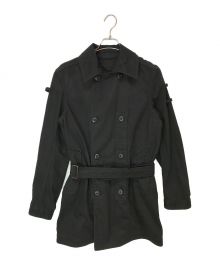 G-STAR RAW（ジースターロゥ）の古着「Double Breasted Loop Trench コート」｜ブラック