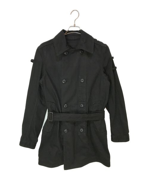 G-STAR RAW（ジースターロゥ）G-STAR RAW (ジースターロゥ) Double Breasted Loop Trench コート ブラック サイズ:XSの古着・服飾アイテム