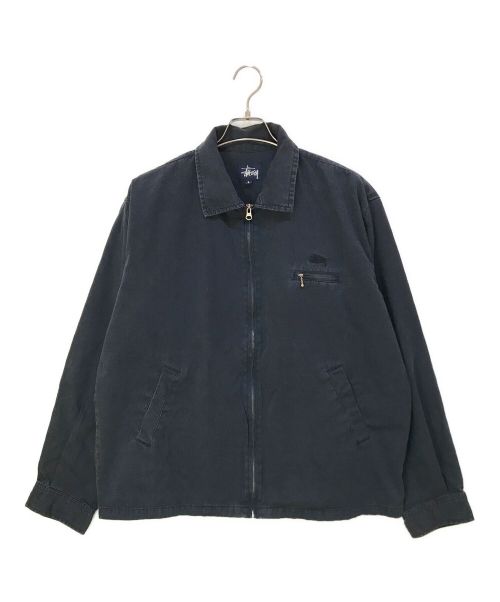 stussy（ステューシー）stussy (ステューシー) ワークジャケット ネイビー サイズ:Lの古着・服飾アイテム