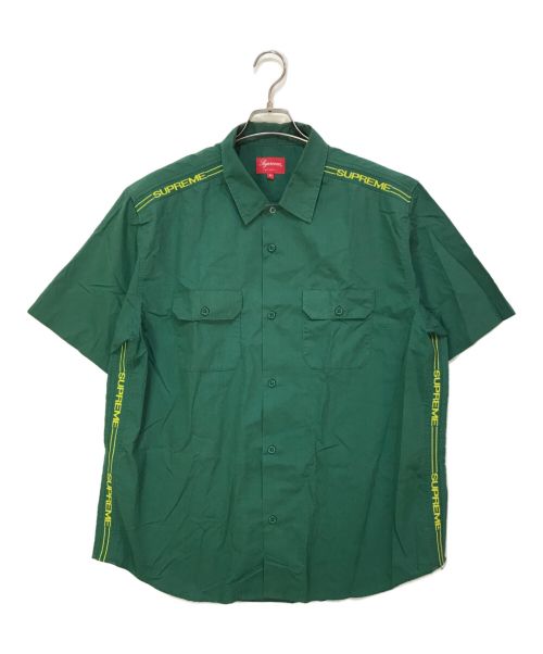 SUPREME（シュプリーム）SUPREME (シュプリーム) RIB WORK SHIRT グリーン サイズ:XLの古着・服飾アイテム