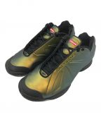 NIKE×SUPREMEナイキ×シュプリーム）の古着「Air Zoom Courtposite ローカットスニーカー」｜ブラック×ゴールド