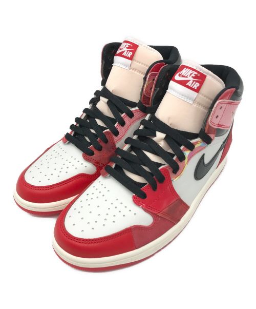 NIKE（ナイキ）NIKE (ナイキ) Air Jordan 1 High OG Spider Man ハイカットスニーカー ピンク×レッド サイズ:275の古着・服飾アイテム