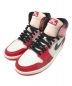 NIKE（ナイキ）の古着「Air Jordan 1 High OG Spider Man ハイカットスニーカー」｜ピンク×レッド