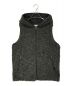 THREE DOTS（スリードッツ）の古着「Poodle boa hoody vest」｜グレー