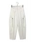 STELLA McCARTNEY（ステラマッカートニー）の古着「White linen tapered high-waisted trousers」｜ホワイト