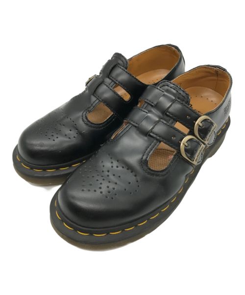 Dr.Martens（ドクターマーチン）Dr.Martens (ドクターマーチン) MARY JANE/ダブル ストラップ シューズ ブラック サイズ:UK5の古着・服飾アイテム