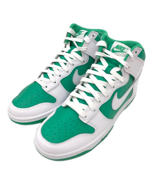 NIKE（ナイキ）NIKE (ナイキ) DUNK HI RETRO BTTYS ホワイト×グリーン サイズ:275の古着・服飾アイテム