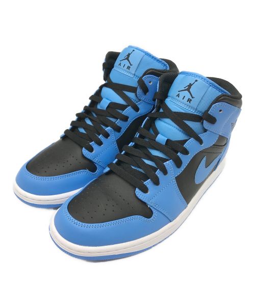 NIKE（ナイキ）NIKE (ナイキ) AIR JORDAN 1 MID UNIVERSITY BLUE/BLAC サイズ:275の古着・服飾アイテム