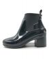 HUNTER (ハンター) REFINED GLOSS MID HEEL BOOT ネイビー サイズ:UK3：8000円