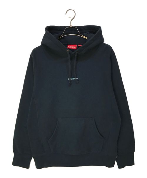 SUPREME（シュプリーム）SUPREME (シュプリーム) Trademark Hooded Sweatshirt ネイビー サイズ:Mの古着・服飾アイテム