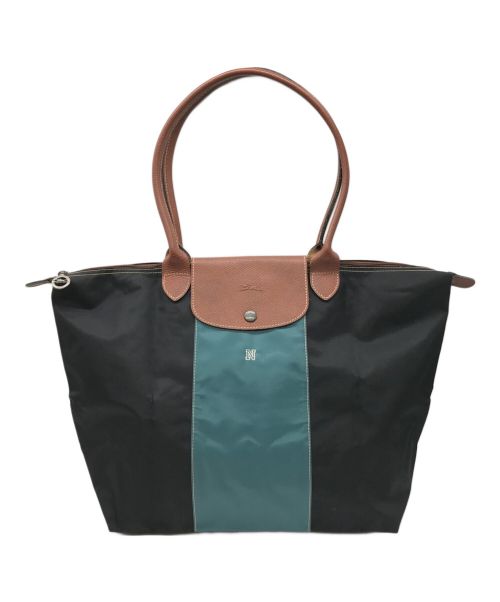 LONGCHAMP（ロンシャン）LONGCHAMP (ロンシャン) ルプリアージュ 折りたたみトートバッグ ネイビー サイズ:Mの古着・服飾アイテム