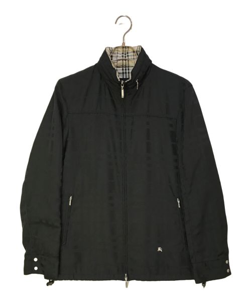 BURBERRY BLACK LABEL（バーバリーブラックレーベル）BURBERRY BLACK LABEL (バーバリーブラックレーベル) ジップアップジャケット ブラック サイズ:Lの古着・服飾アイテム