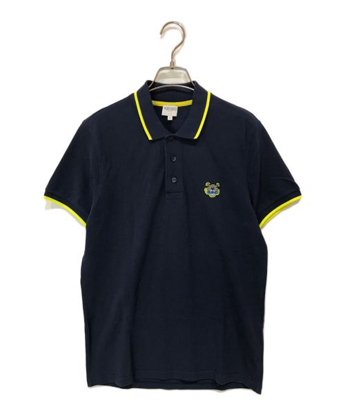 KENZO（ケンゾー）KENZO (ケンゾー) K-FIT TIGER CREST POLO SHIRT ブルー サイズ:Sの古着・服飾アイテム