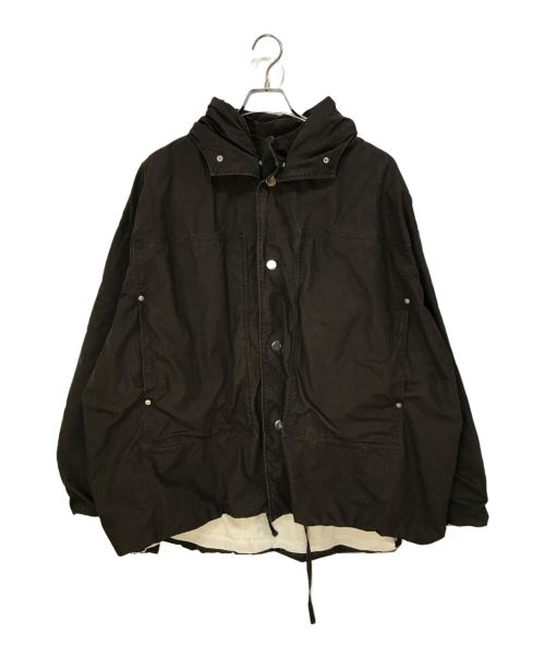 ISSUETHINGS（イシューシングス）ISSUETHINGS (イシューシングス) Type 3-3 hooded coat ブラック サイズ:Freeの古着・服飾アイテム