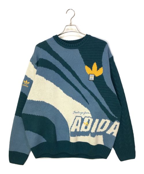 adidas（アディダス）adidas (アディダス) プルオーバーニット マルチカラー サイズ:2XLの古着・服飾アイテム