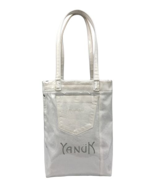 YANUK（ヤヌーク）YANUK (ヤヌーク) トートバッグ ホワイト サイズ:-の古着・服飾アイテム