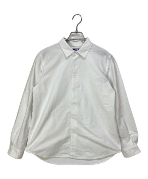 THE NORTHFACE PURPLELABEL（ザ・ノースフェイス パープルレーベル）THE NORTHFACE PURPLELABEL (ザ・ノースフェイス パープルレーベル) Cotton Polyester OX Shirt ホワイト サイズ:WSの古着・服飾アイテム