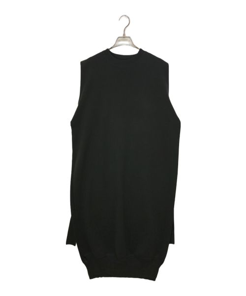 HYKE（ハイク）HYKE (ハイク) SLEEVELESS SWEATER DRESS ブラック サイズ:1の古着・服飾アイテム