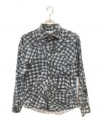 Vivienne Westwood manヴィヴィアン ウェストウッド マン）の古着「チェックシャツ」｜グレー