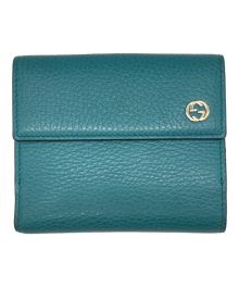 GUCCI（グッチ）の古着「2つ折り財布」｜ブルー