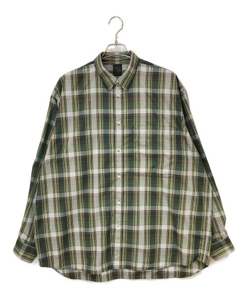 DAIWA PIER39（ダイワ ピア39）DAIWA PIER39 (ダイワ ピア39) TECH REGULAR COLLAR SHIRTS グリーン サイズ:XLの古着・服飾アイテム