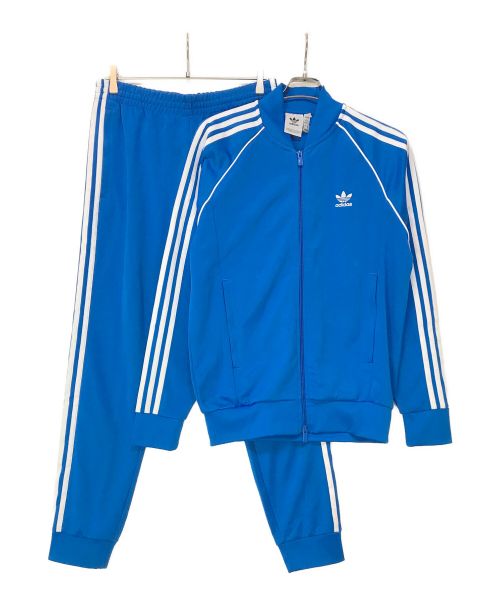 adidas（アディダス）adidas (アディダス) セットアップジャージ ブルー サイズ:XLの古着・服飾アイテム