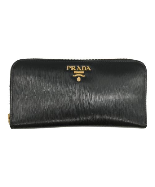 PRADA（プラダ）PRADA (プラダ) ヴィッテロムーブ 長財布 ブラック サイズ:-の古着・服飾アイテム