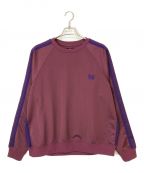 Needlesニードルズ）の古着「TRACK CREW NECK SHIRT」｜Wine