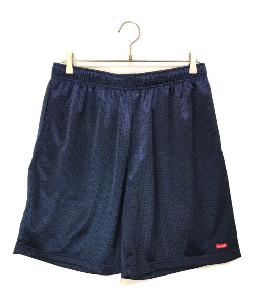 SUPREME（シュプリーム）SUPREME (シュプリーム) Small Box Baggy Mesh Short ハーフパンツ ネイビー サイズ:Sの古着・服飾アイテム