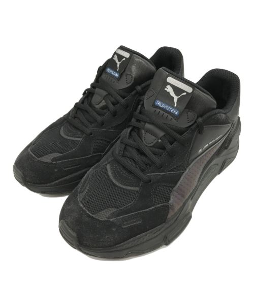 PUMA（プーマ）PUMA (プーマ) BMW (ビーエムダブリュー) MMS RS-SMUL8 ME ローカットスニーカー ブラック サイズ:29.0の古着・服飾アイテム