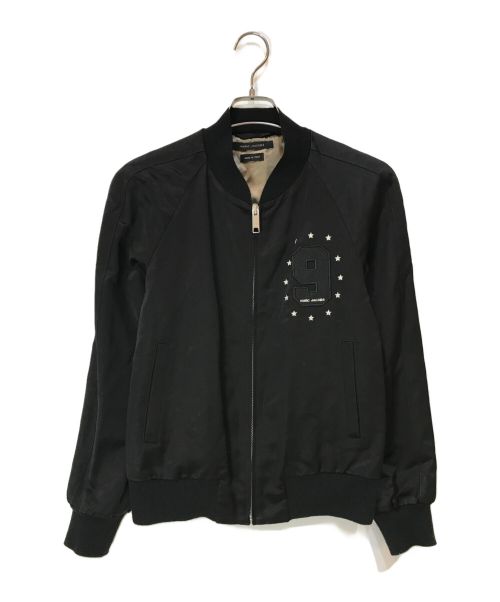 MARC JACOBS（マークジェイコブス）MARC JACOBS (マークジェイコブス) Patched bomber jacket ブラック サイズ:44の古着・服飾アイテム