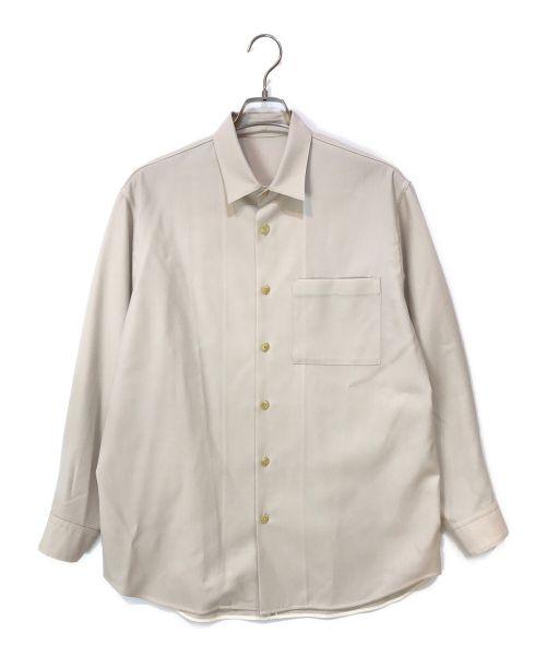 nikke（ニッケ）nikke (ニッケ) レギュラーシャツ ベージュ サイズ:Mの古着・服飾アイテム