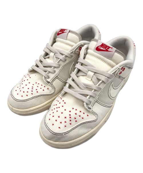 NIKE（ナイキ）NIKE (ナイキ) DUNK LOW RETRO SE  ローカットスニーカー レッド×ホワイト サイズ:260の古着・服飾アイテム