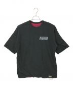 NEIGHBORHOODネイバーフッド）の古着「23AW 232UNNH-CSM03 REVERSIBLE CREWNECK SS」｜ブラック×ショッキングピンク