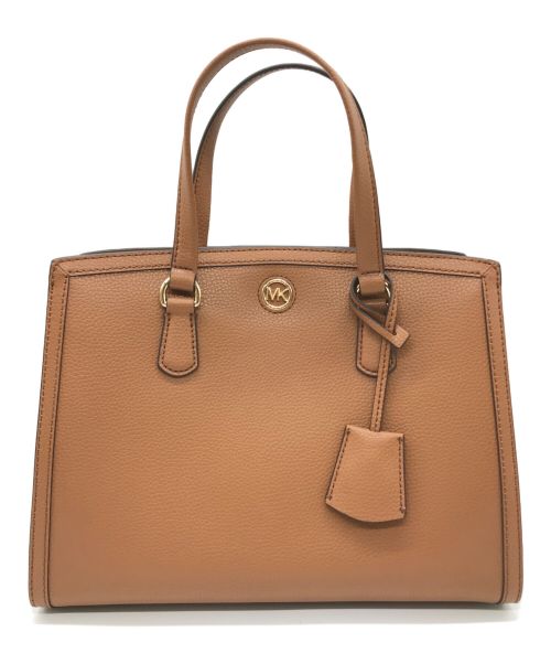 MICHAEL KORS（マイケルコース）MICHAEL KORS (マイケルコース) シャンタル サッチェル ミディアム 2WAY ショルダーハンドバッグ ブラウン サイズ:-の古着・服飾アイテム