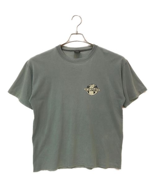 stussy（ステューシー）stussy (ステューシー) プリントTシャツ グレー サイズ:Sの古着・服飾アイテム